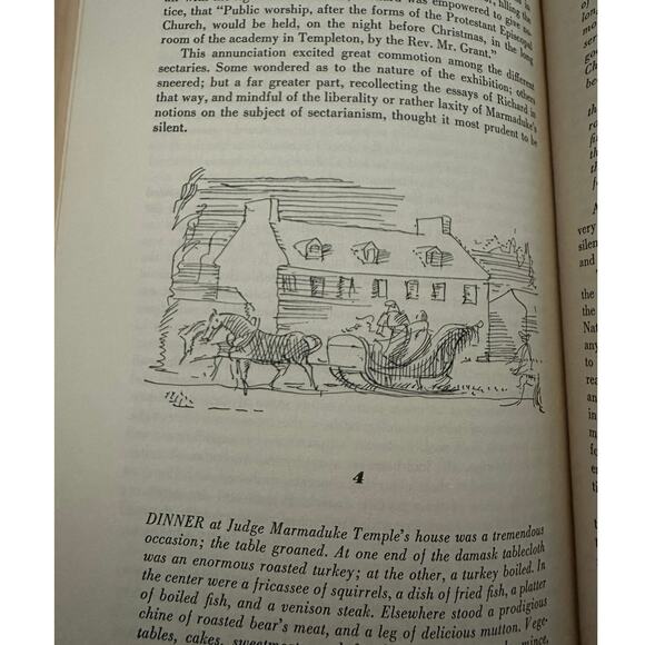 Vintage The Leather-Stocking Saga James Fenimore Cooper Red Hardcover Book - Picture 11 of 12